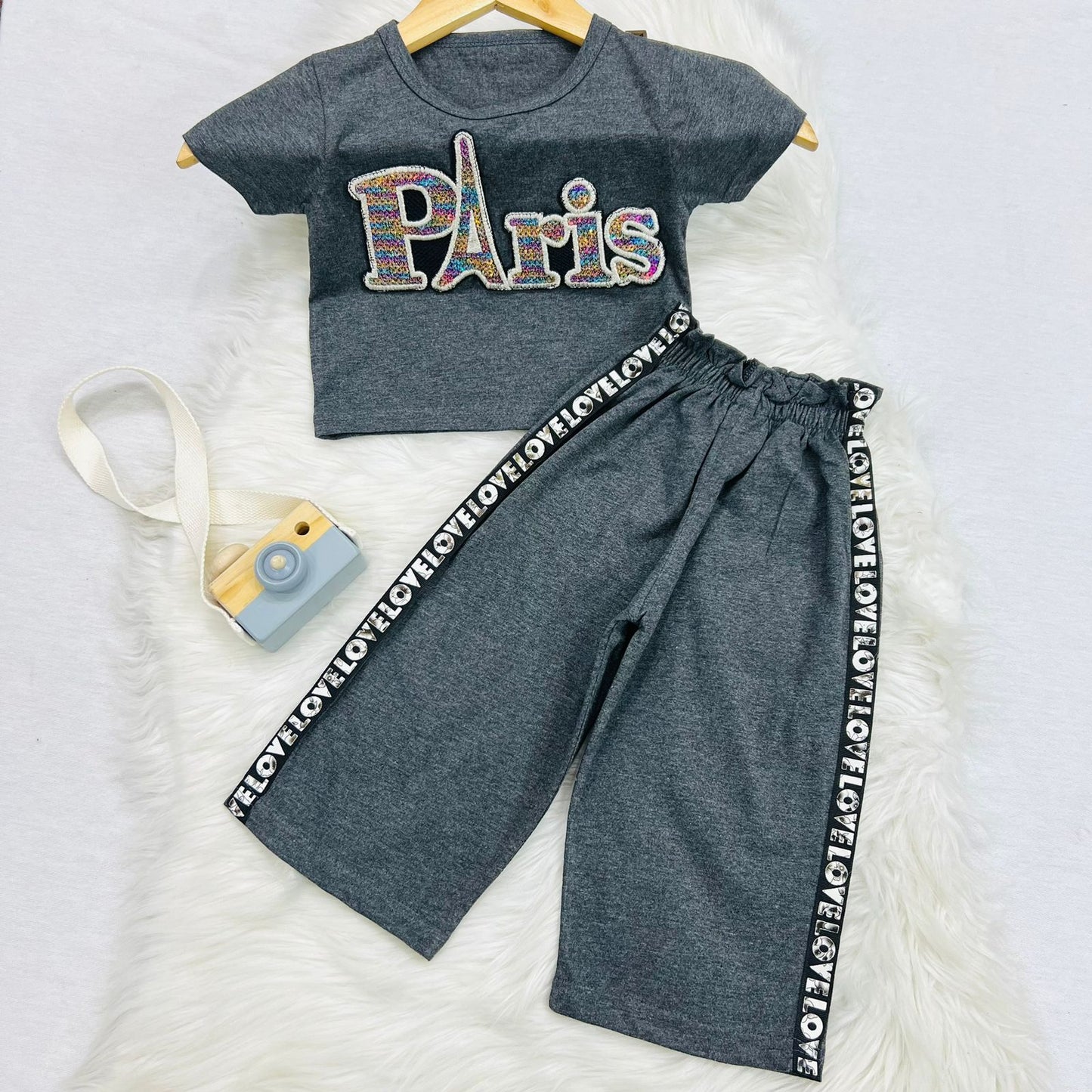 Grey Paris Top Grey Trouser Blended Stuff