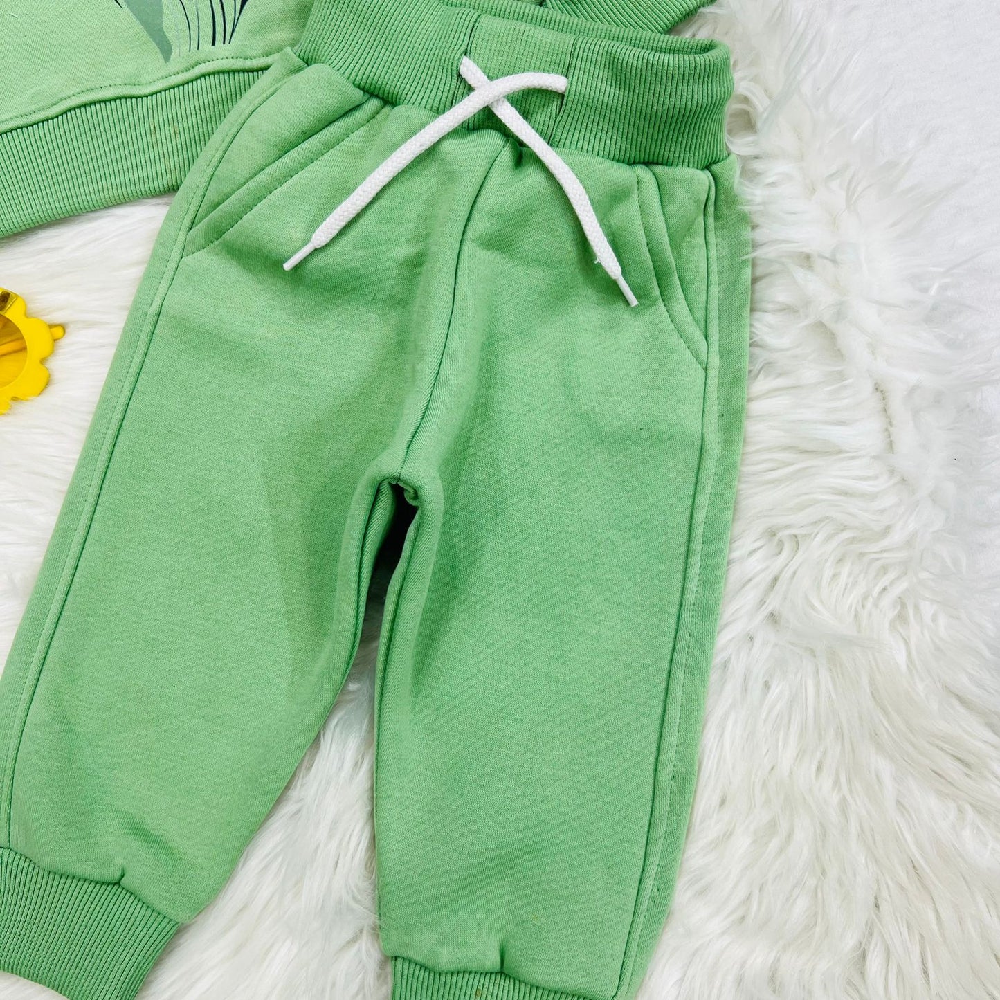 Pistachio Sweat Shirt Trouser Fleece