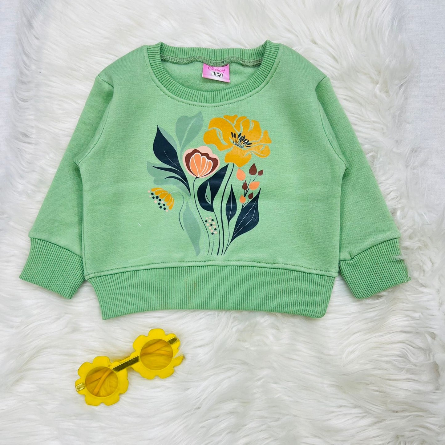 Pistachio Sweat Shirt Trouser Fleece