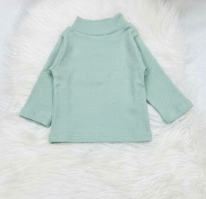 Sea green turtleneck winter stuff