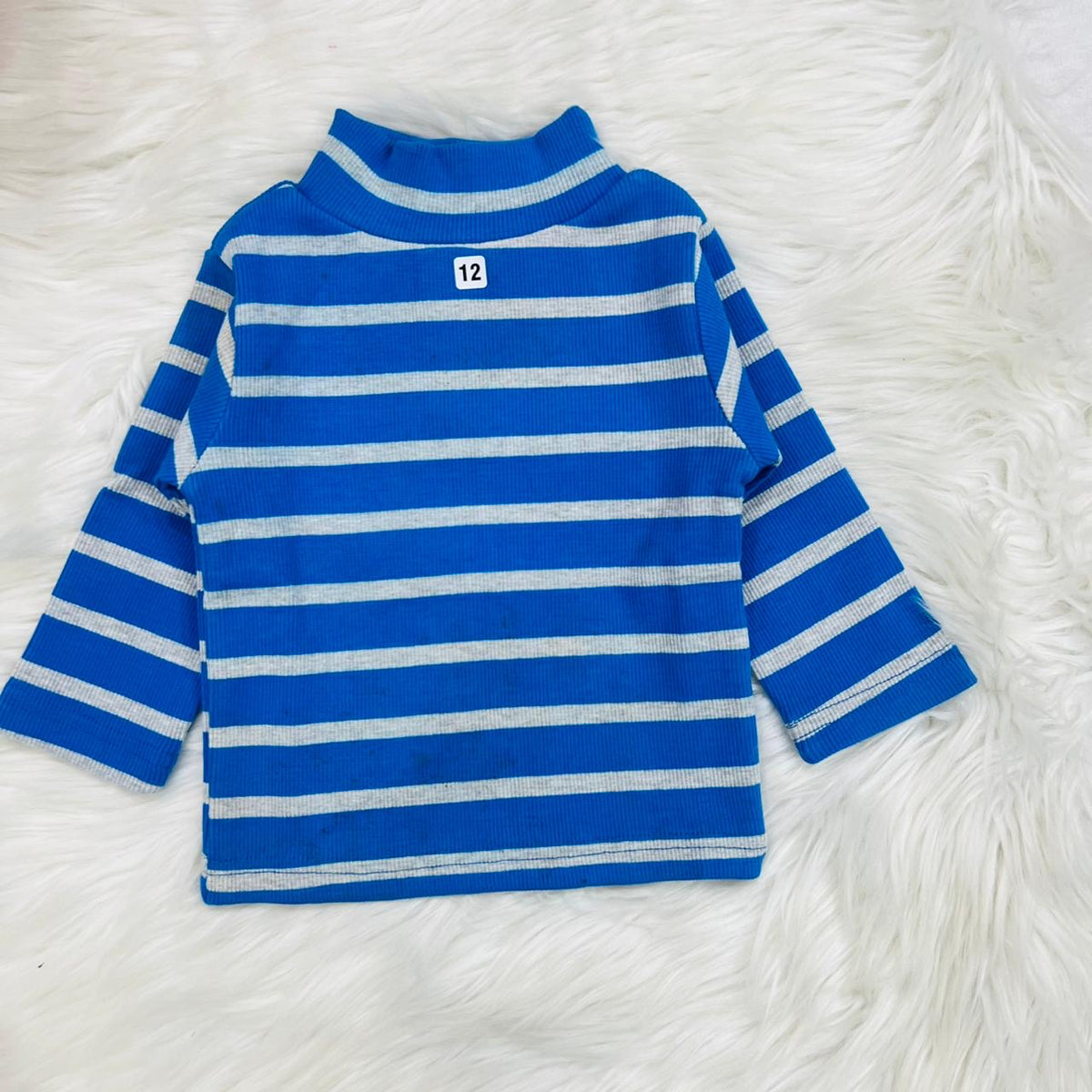Blue striped turtleneck winter stuff (Copy 3)