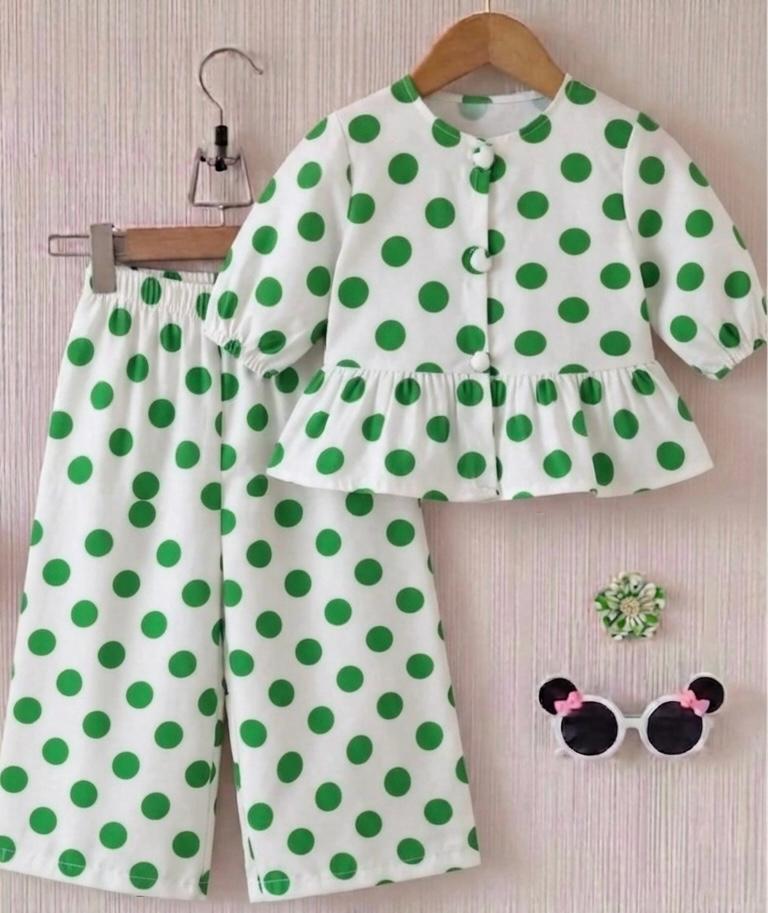 14 August Top Trouser Polka Dot