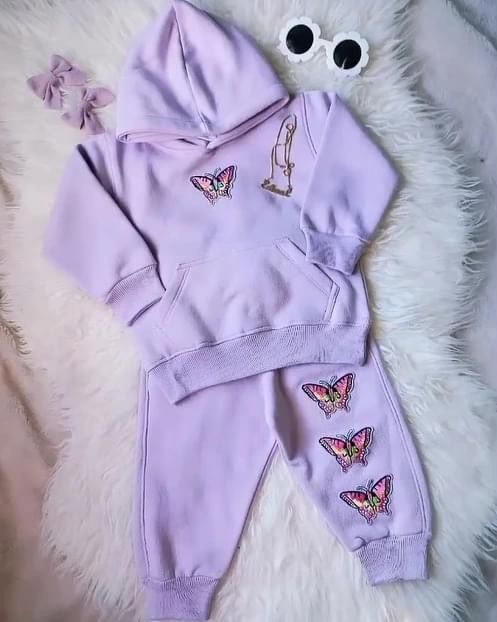 Lilac Hoodie Trouser Fleece Stuff