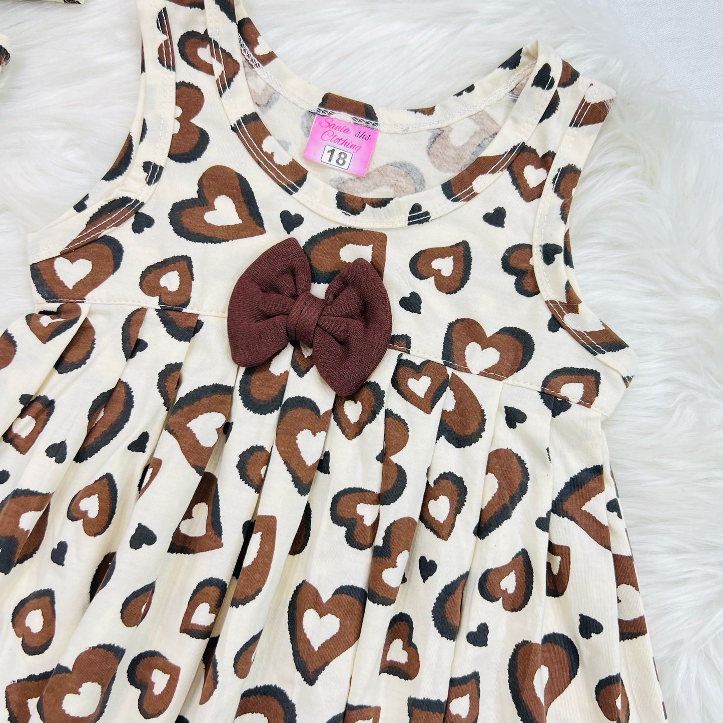 Skin Heart Coat Skin Heart Frock Blended Stufff