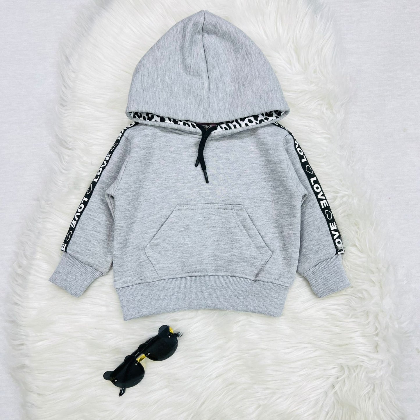 Grey Hoodie Grey Trouser Fleece