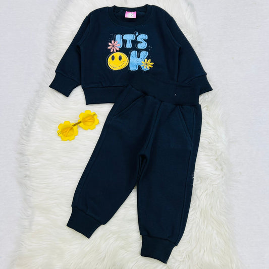 Navy Sweat Shirt Navy Trouser Fleece