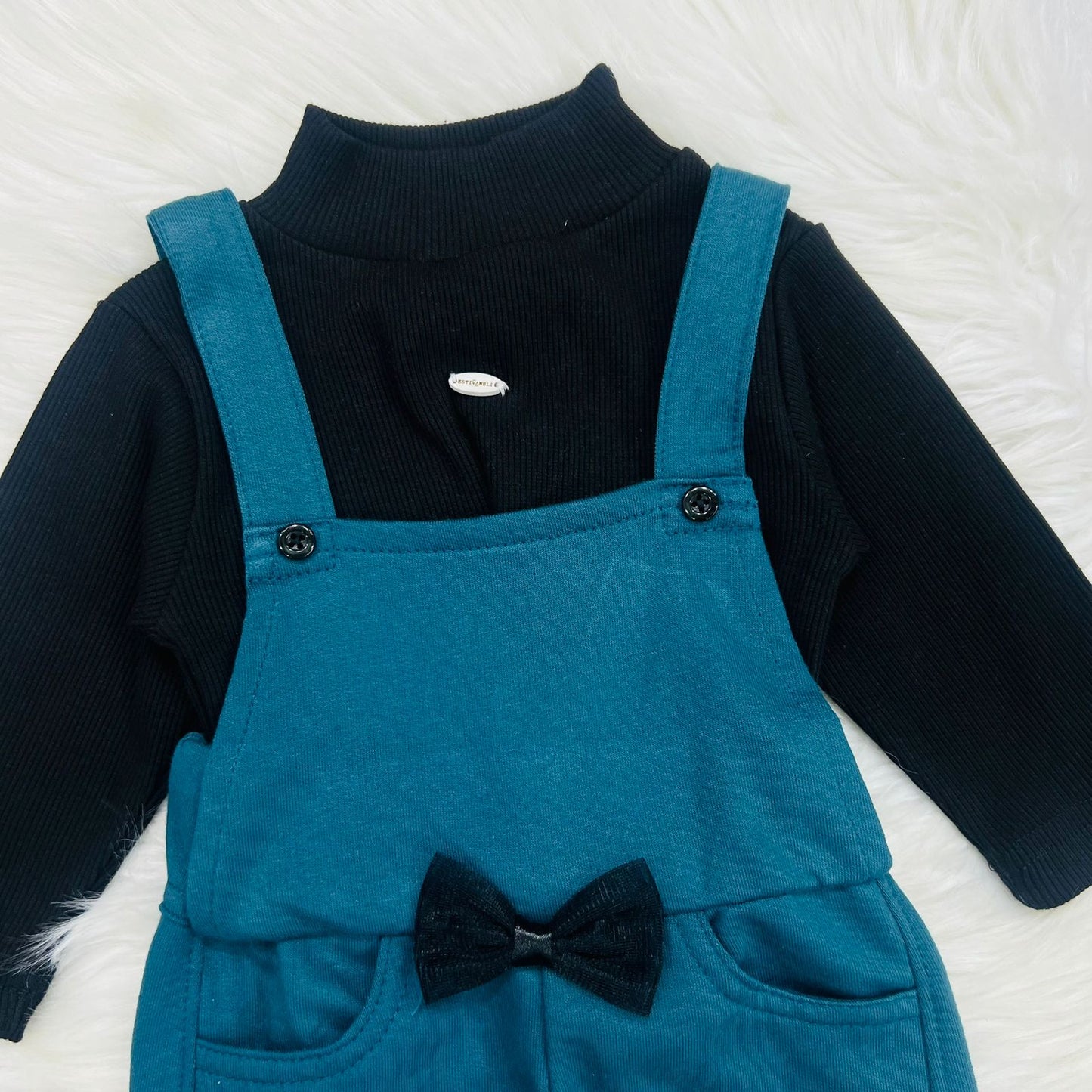 Black Mock Neck Zink Dangree Terry Winter Stuff