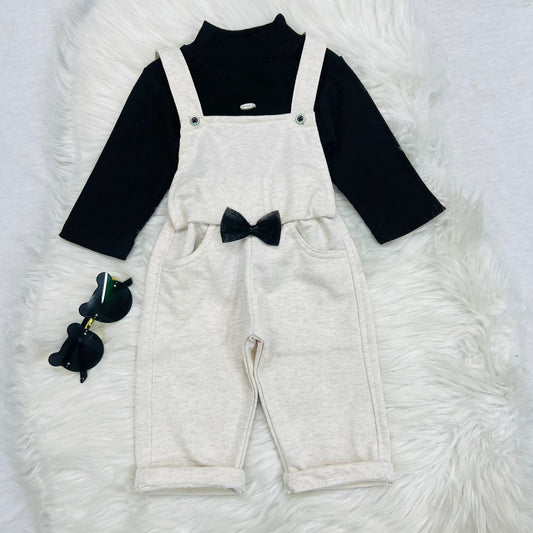 Black Mock Neck Skin Dangree Winter Terry Stuff