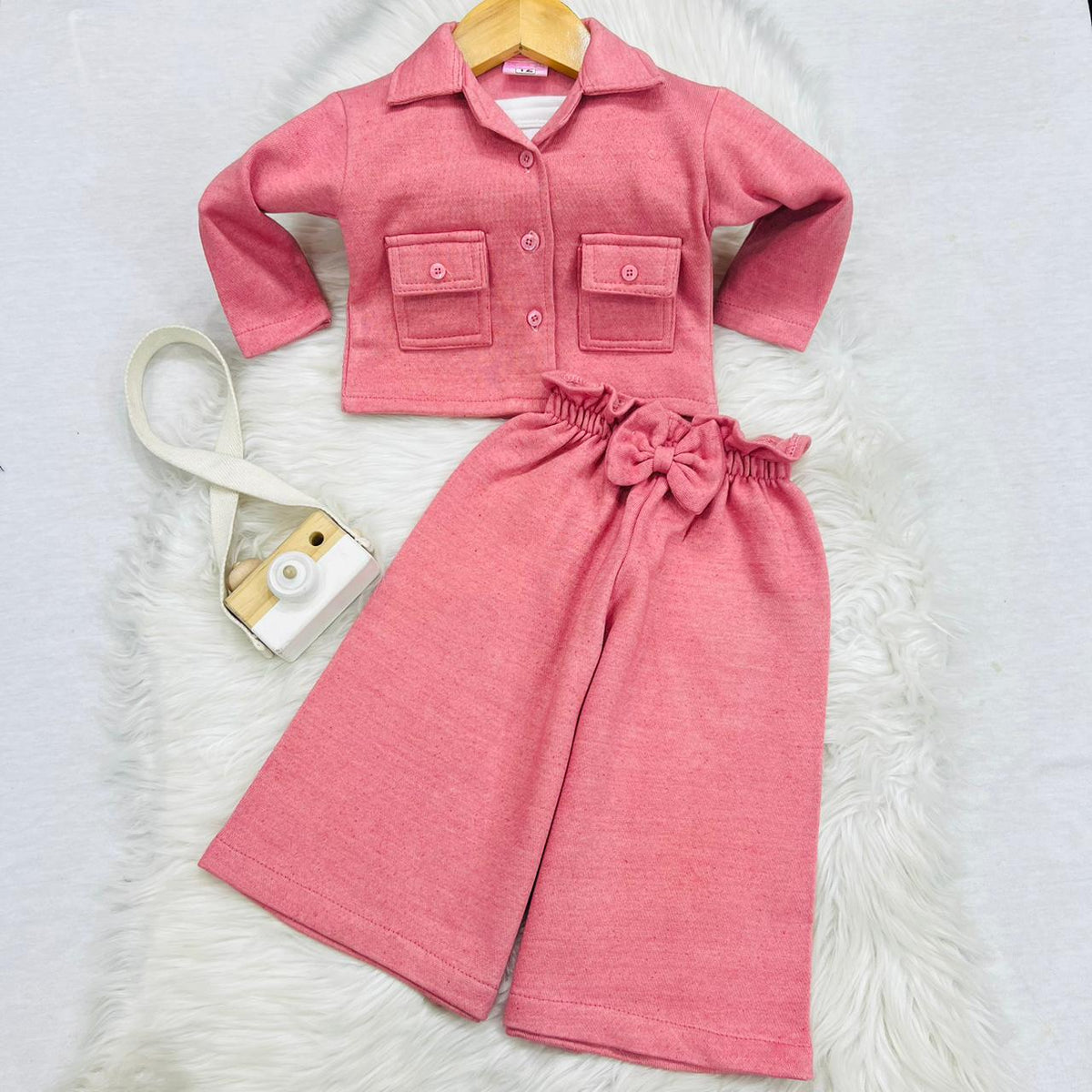 3 piece peech cord set fleece  winter stuff