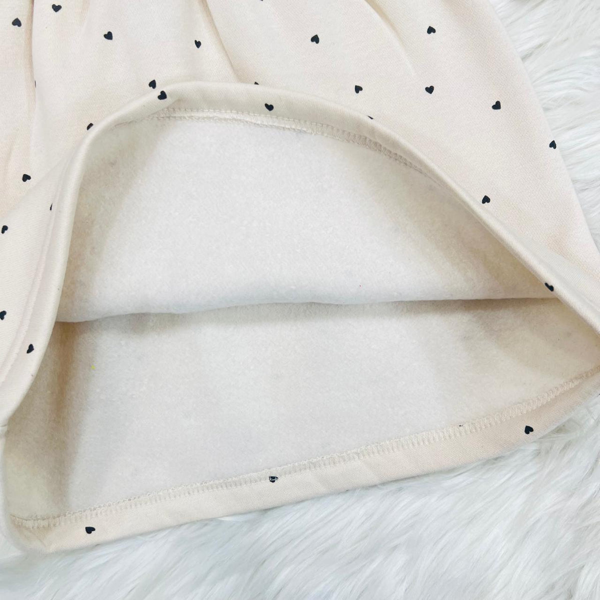 Skin Heart Hoodie Frock Fleece Stuff
