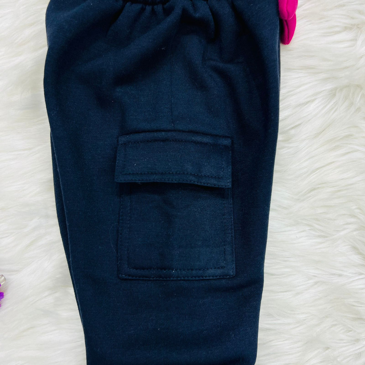 Navy Barbie Sweat Shirt Cargo Trouser Fleece Stuff