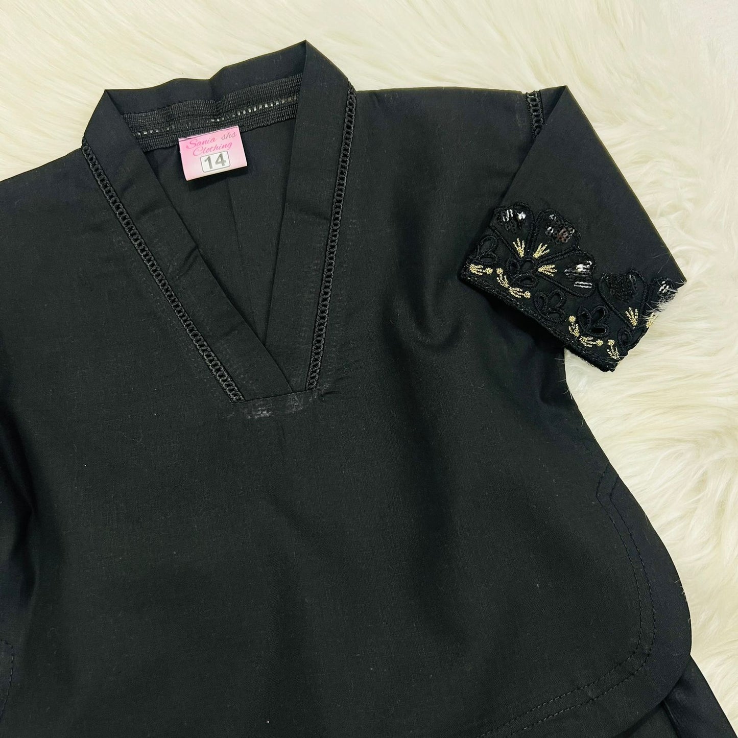 Black Cord Set Cotton Stuff