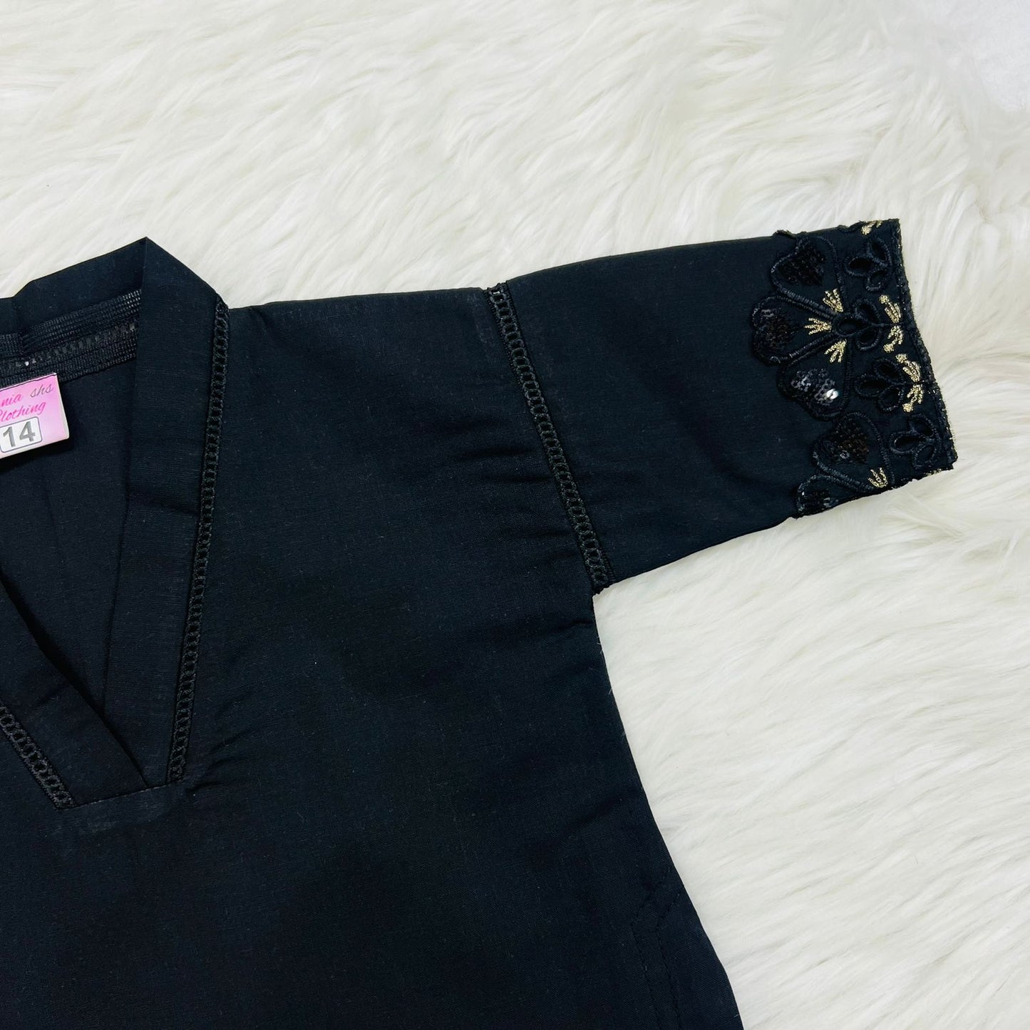 Black Cord Set Cotton Stuff