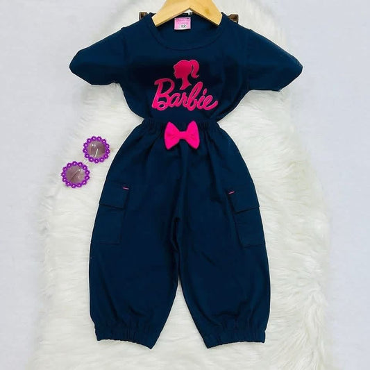 Navy Barbie Top Navy Cargo Trouser Summer Blend Stuff