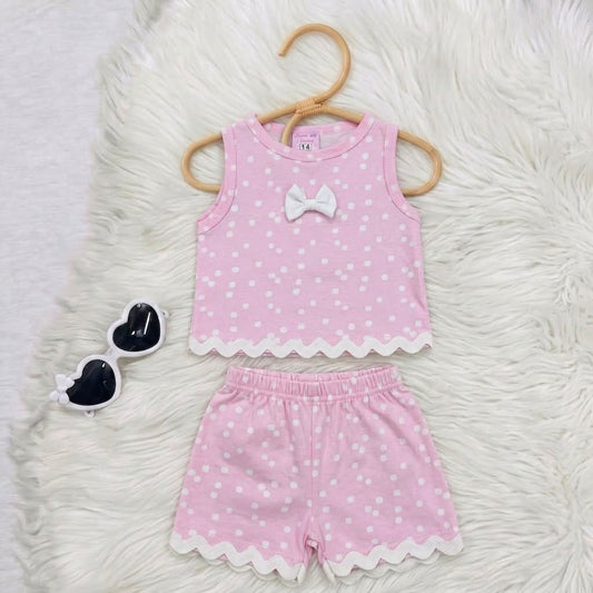 Baby Pink White Polkadot Sano Blended Stuff