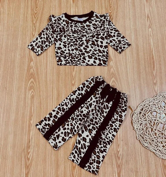 Cheetah Top Trouser Fleece Stuff