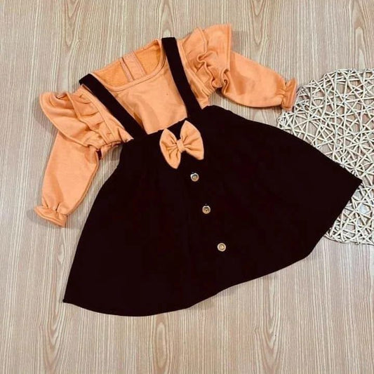 Orange Top Black Skirt Fleece Stuff