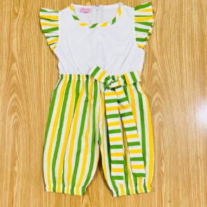 YELLOW GREEN LINING JUMPSUIT
